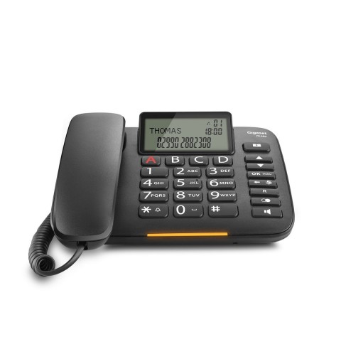 Gigaset DL380 Analog telephone Caller ID Black