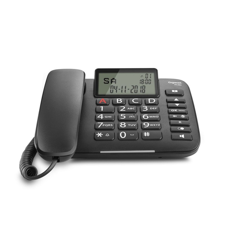 Gigaset DL380 Analog telephone Caller ID Black