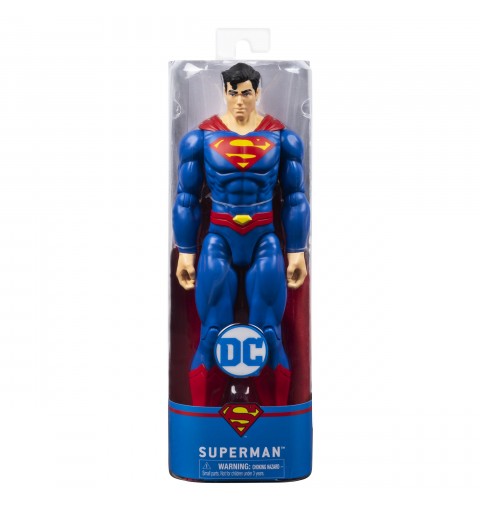 DC Comics - SUPERMAN MUÑECO 30 CM - Figura Superman Articulada de 30 cm Coleccionable - 6056778 - Juguetes niños 3 años +