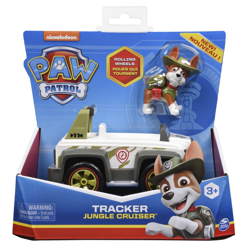 PAW Patrol , Camion dei Pompieri e auto della polizia di Chase in metallo,  veicoli die-cast in scala 1:55, giocattoli per