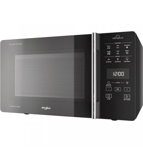 Whirlpool MCP 359 SL Comptoir Micro-onde combiné 25 L 800 W Argent, Noir