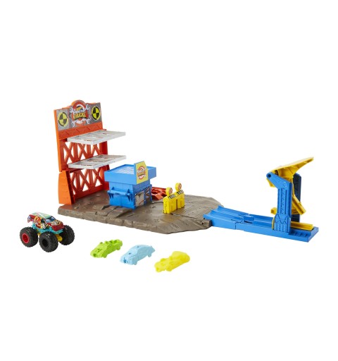 Hot Wheels Monster Trucks Blast Station Playset