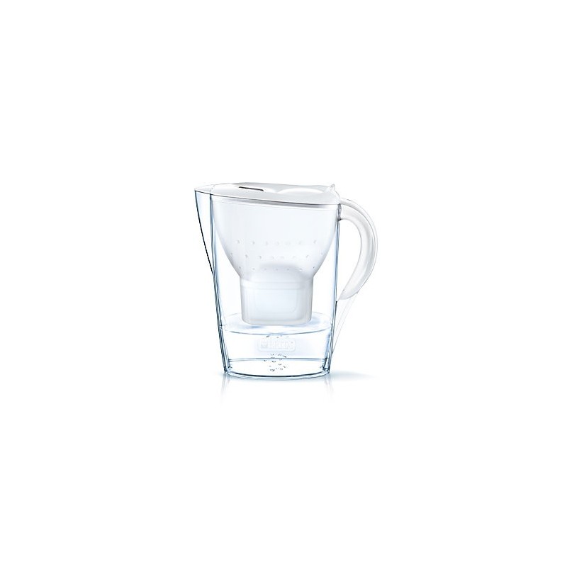 Brita 1024045 Wasserfilter Pitcher-Wasserfilter 2,4 l Transparent, Weiß