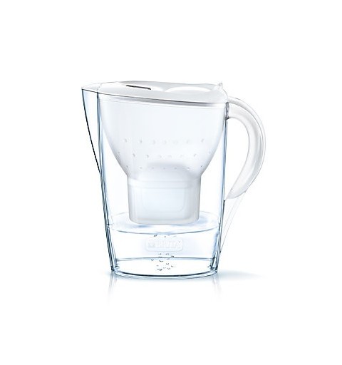 Brita 1024045 Wasserfilter Pitcher-Wasserfilter 2,4 l Transparent, Weiß