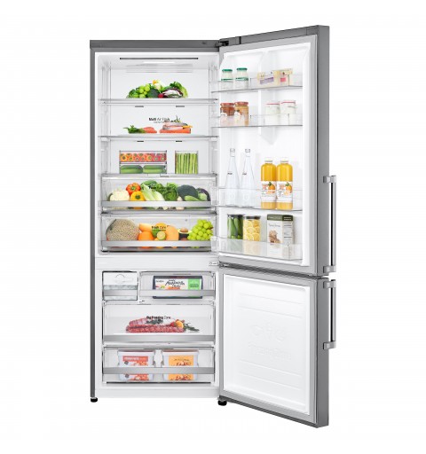 LG GBB567PZCMB fridge-freezer Freestanding 462 L E Stainless steel