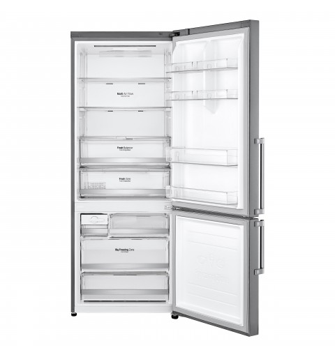 LG GBB567PZCMB fridge-freezer Freestanding 462 L E Stainless steel