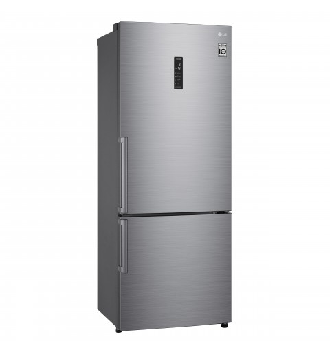 LG GBB567PZCMB fridge-freezer Freestanding 462 L E Stainless steel