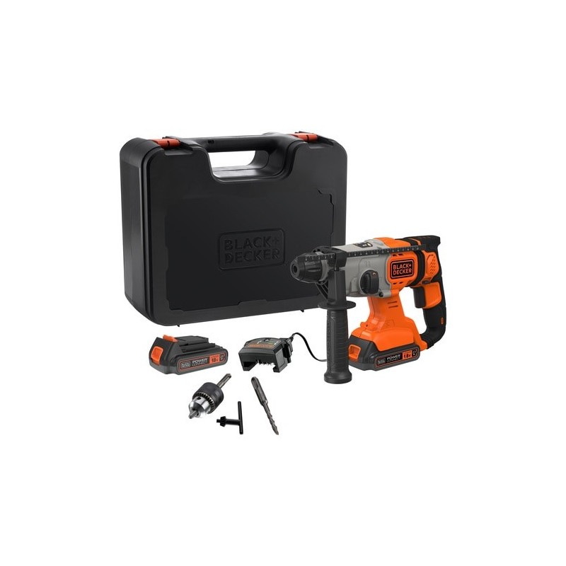 Black & Decker BCD900E2K-QW taladro 1880 RPM SDS Plus