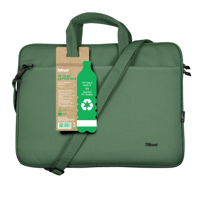 Trust Bologna borsa per notebook 40,6 cm (16") Valigetta ventiquattrore Verde