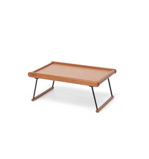 Foppapedretti Morfeo Bed serving tray Rectangle Walnut, Black