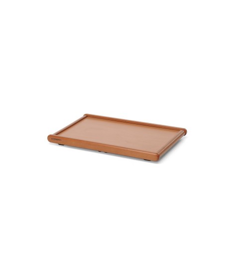 Foppapedretti Morfeo Bed serving tray Rectangle Walnut, Black