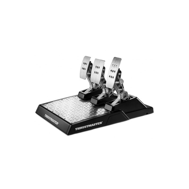 Thrustmaster T-LCM Nero, Acciaio inossidabile USB Pedali PC, PlayStation 4, Xbox One