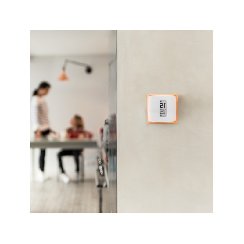 Netatmo Smart Thermostat RF Durchscheinend, Weiß