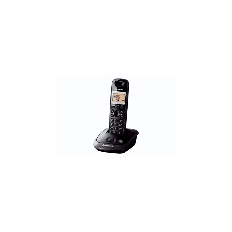 Panasonic KX-TG2521 DECT-Telefon Anrufer-Identifikation Schwarz