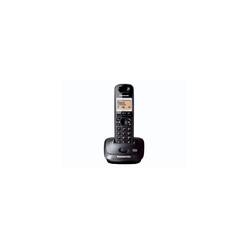 Panasonic KX-TG2521 DECT-Telefon Anrufer-Identifikation Schwarz