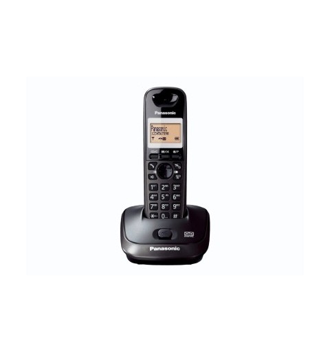 Panasonic KX-TG2521 DECT-Telefon Anrufer-Identifikation Schwarz