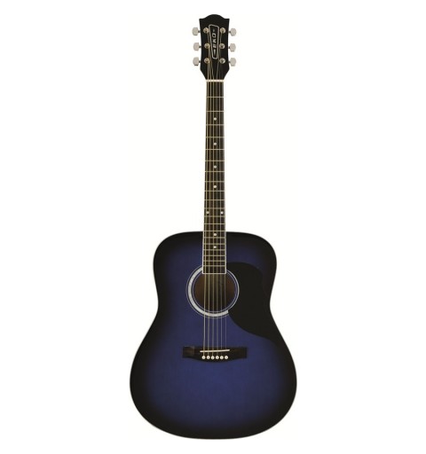 EKO music Ranger 6 Eq Guitarra acústica Acorazado "Dreadnought" 6 cuerdas Negro, Azul