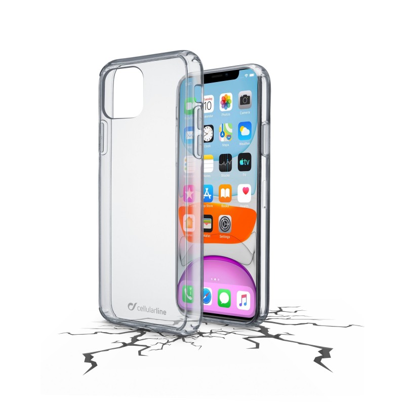 Cellularline CLEARDUOIPHXR2 coque de protection pour téléphones portables 15,5 cm (6.1") Housse Transparent