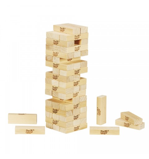 Hasbro Jenga Classic Adulti e bambini Gioco di abilità fino-motorie