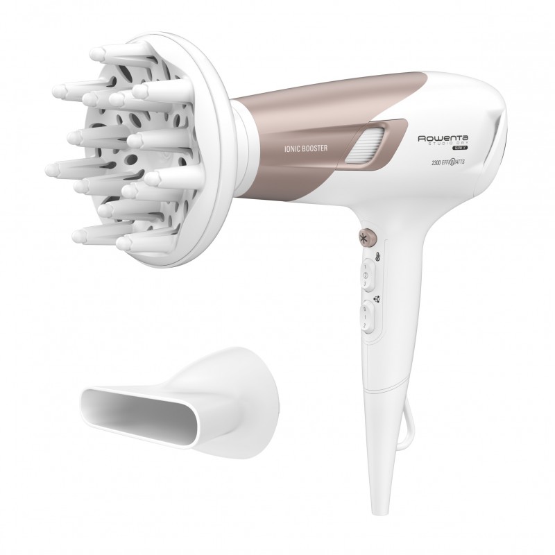 Rowenta Studio Dry CV5830F0 Haartrockner 2100 W Beige, Weiß