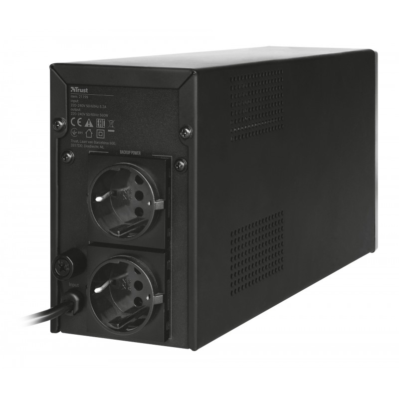 Trust Oxxtron 1000VA 1 kVA 2 AC outlet(s)