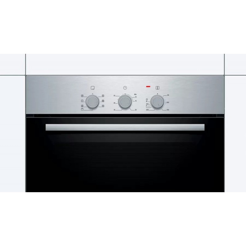 Bosch Serie 2 HBF011BR0 Backofen 66 l 3300 W A Schwarz, Edelstahl