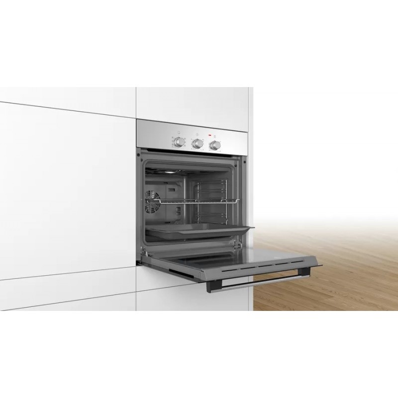 Bosch Serie 2 HBF011BR0 Backofen 66 l 3300 W A Schwarz, Edelstahl