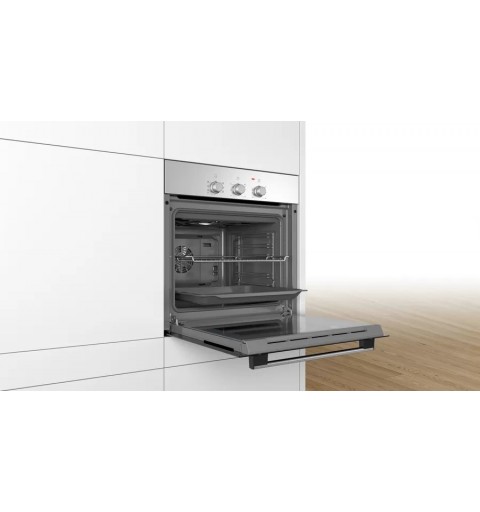 Bosch Serie 2 HBF011BR0 Backofen 66 l 3300 W A Schwarz, Edelstahl