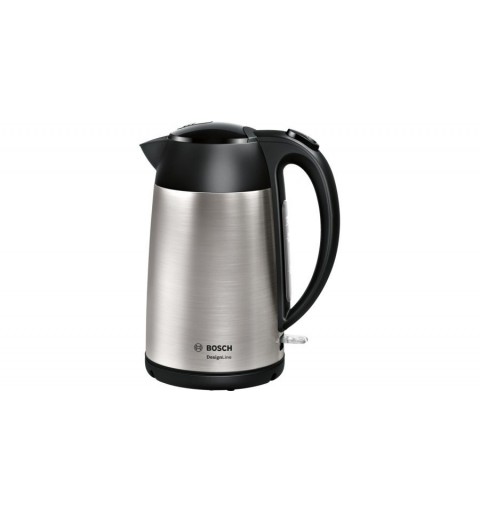 Bosch TWK3P420 Wasserkocher 1,7 l 2400 W Schwarz, Edelstahl