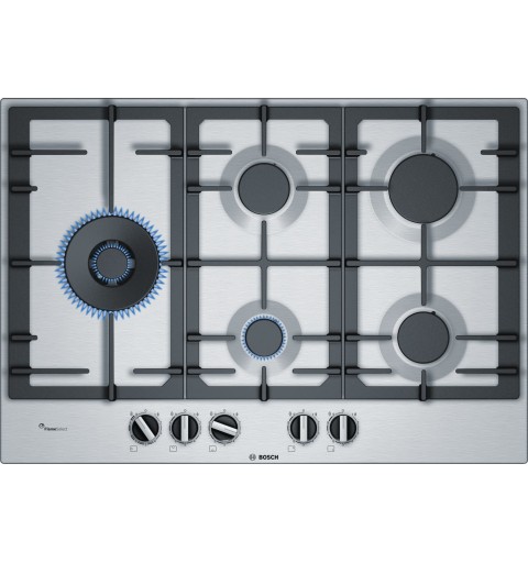 Bosch Serie 6 PCS7A5B90 hob Stainless steel Built-in Gas 5 zone(s)