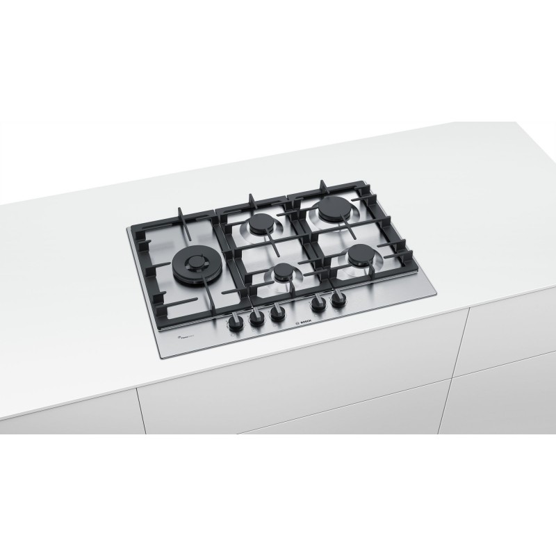 Bosch Serie 6 PCS7A5B90 hob Stainless steel Built-in Gas 5 zone(s)