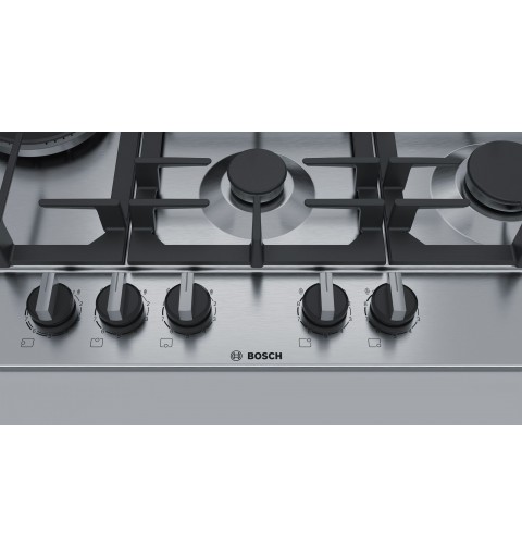 Bosch Serie 6 PCS7A5B90 hob Stainless steel Built-in Gas 5 zone(s)