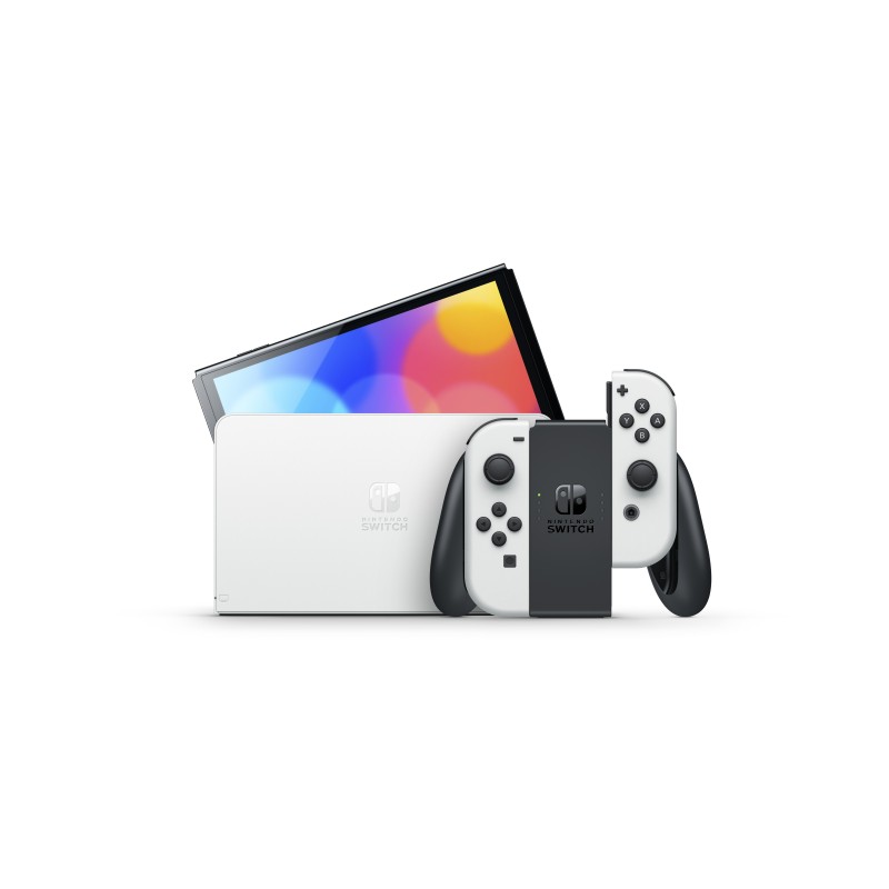 Nintendo Switch OLED console de jeux portables 17,8 cm (7") 64 Go Écran tactile Wifi Blanc