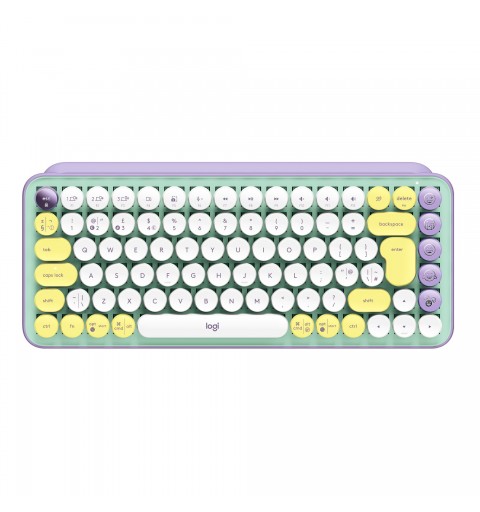 Logitech Pop Keys Tastatur RF Wireless + Bluetooth QWERTY Italienisch Mintfarbe
