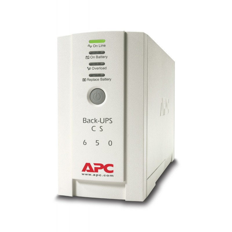 APC Back-UPS Standby (Offline) 0,65 kVA 400 W 4 AC-Ausgänge