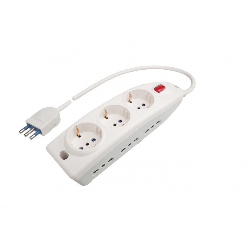 Poly Pool PP0545 power extension 1.5 m 6 AC outlet(s) Indoor White