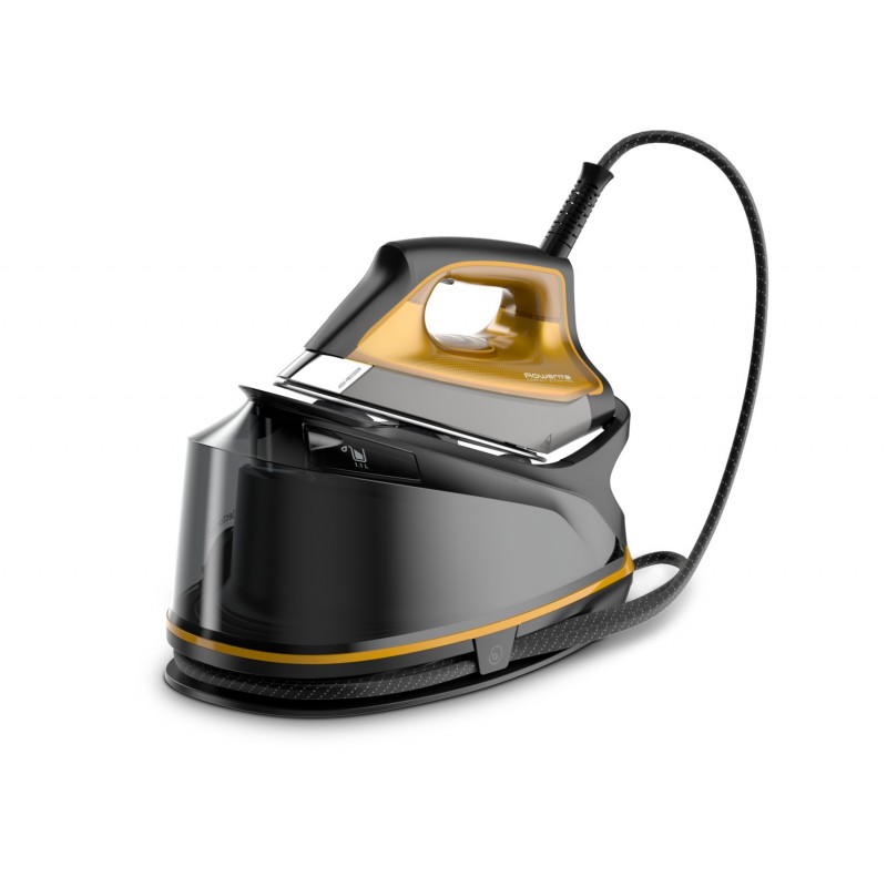 Rowenta DG764 2200 W 1,1 L Suela Microsteam 400 HD Láser Negro, Oro