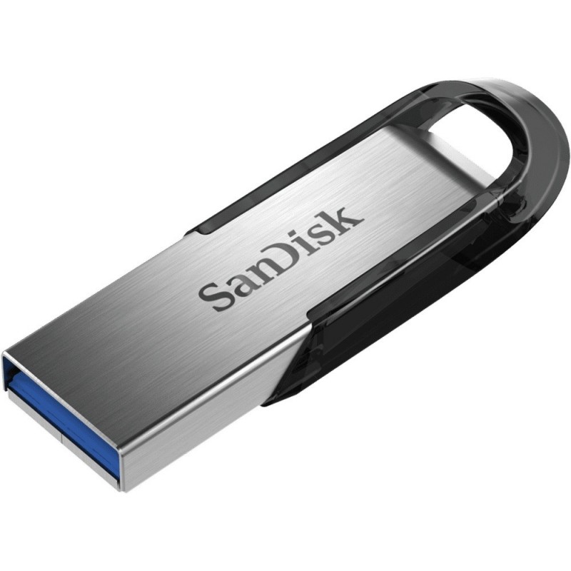 SanDisk ULTRA FLAIR unidad flash USB 128 GB USB tipo A 3.2 Gen 1 (3.1 Gen 1) Negro, Plata