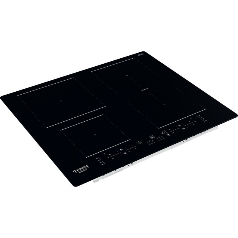 Hotpoint HB 4860B NE plaque Noir Intégré (placement) 59 cm Plaque avec zone à induction 4 zone(s)