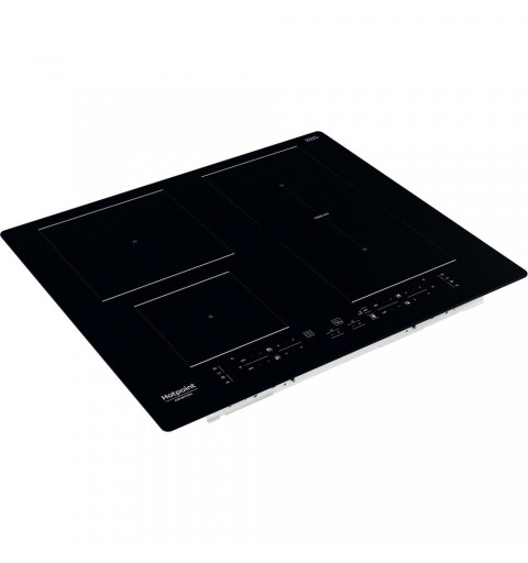 Hotpoint HB 4860B NE plaque Noir Intégré (placement) 59 cm Plaque avec zone à induction 4 zone(s)