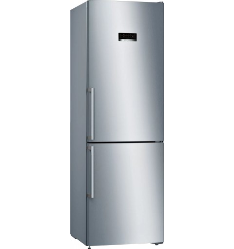 Bosch Serie 4 KGN36XLER fridge-freezer Freestanding 326 L E Stainless steel