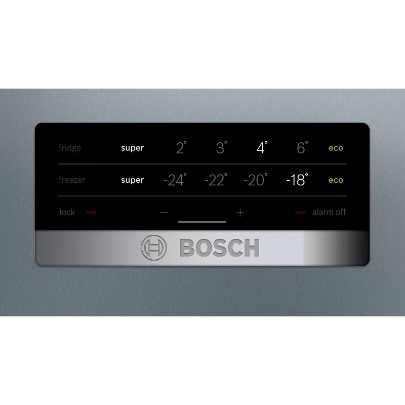 Bosch Serie 4 KGN36XLER Kühl- und Gefrierkombination Freistehend 326 l E Edelstahl