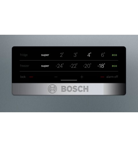 Bosch Serie 4 KGN36XLER Kühl- und Gefrierkombination Freistehend 326 l E Edelstahl