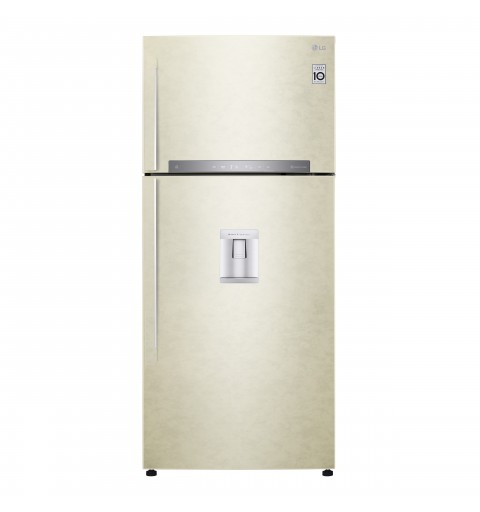 LG GTF744SEPZD fridge-freezer Freestanding 509 L E Sand