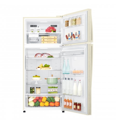 LG GTF744SEPZD fridge-freezer Freestanding 509 L E Sand