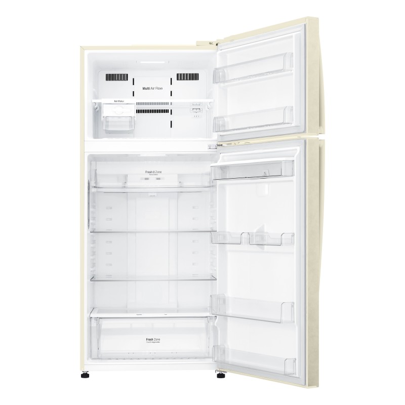 LG GTF744SEPZD fridge-freezer Freestanding 509 L E Sand