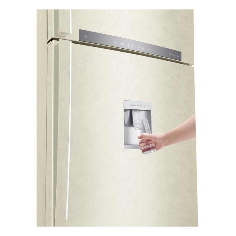 LG GTF744SEPZD fridge-freezer Freestanding 509 L E Sand