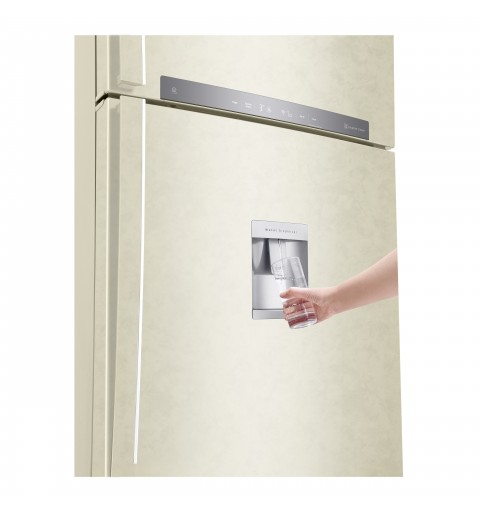 LG GTF744SEPZD fridge-freezer Freestanding 509 L E Sand