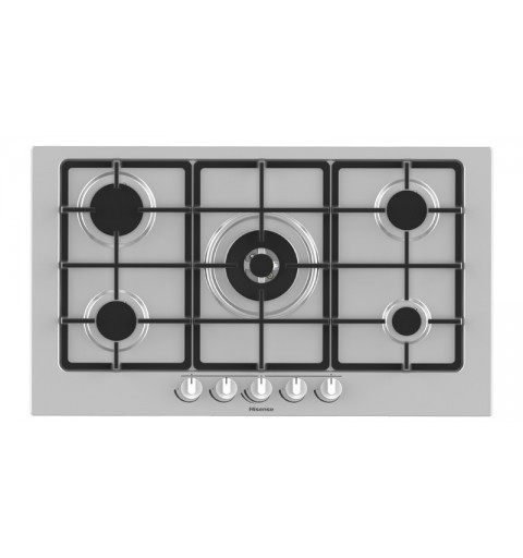 Hisense GM973XF hobs Acero inoxidable Integrado Encimera de gas 5 zona(s)