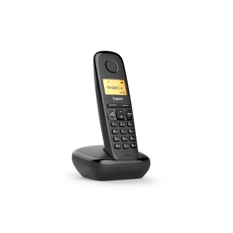 Gigaset A270 DECT-Telefon Anrufer-Identifikation Schwarz